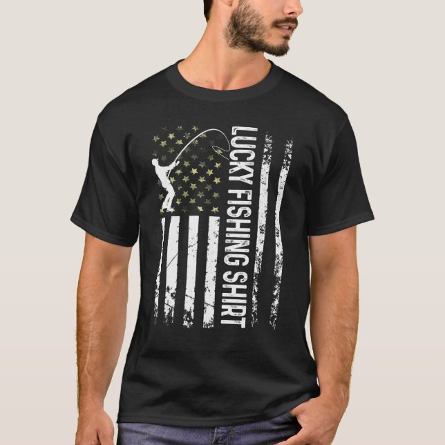 Cool Lucky Fishing  For Fishing  Tee (Vorderseite)