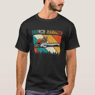 Cool Lumberjack Art Men Arborist Logger Bran T-Shirt