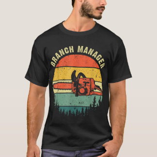 Cool Lumberjack Art Men Arborist Logger Bran T-Shirt