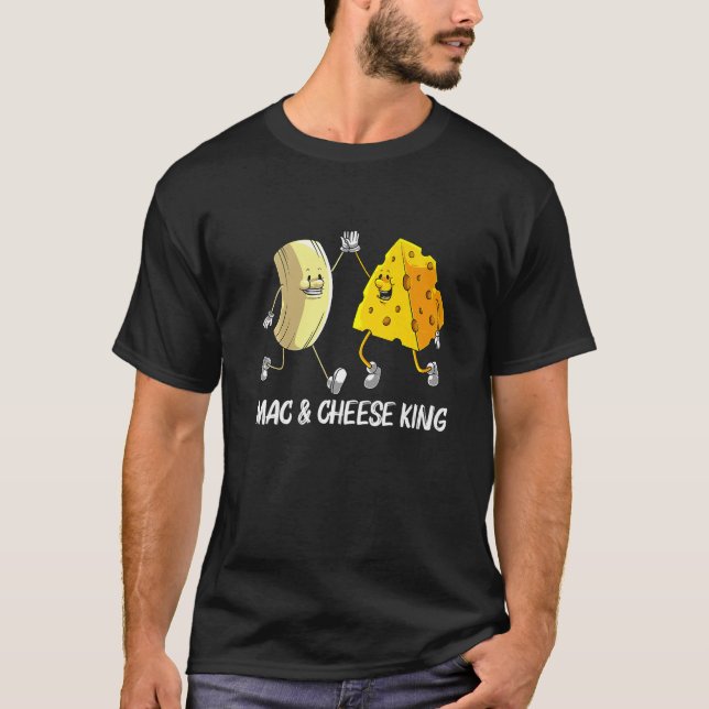 Cool Mac & Käse für Männer Vater Käse gebacken Mac T-Shirt (Vorderseite)
