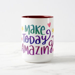cool machen Sie heute fantastisches fantastisches Zweifarbige Tasse