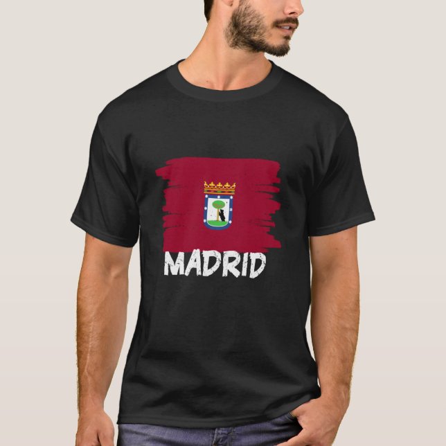 Cool Madrid Flag T-Shirt (Vorderseite)