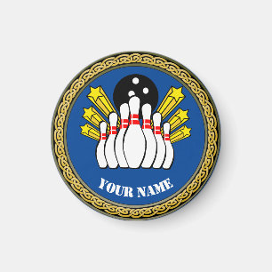 COOL! Magnet -Bowling- Benutzerdefinierter Bowler 