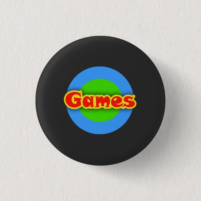 Cool Mah Games T - Shirt Button (Vorderseite)