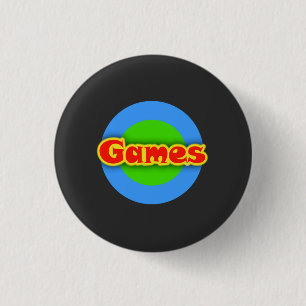 Cool Mah Games T - Shirt Button