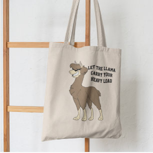 Cool Male Brown Llama mit Sonnenbrille Jumbo Stoffbeutel
