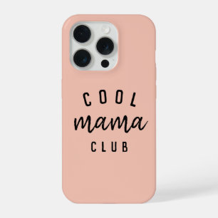 Cool Mama Club Moderne Pfirsichrosa Muttertag iPhone 15 Pro Hülle