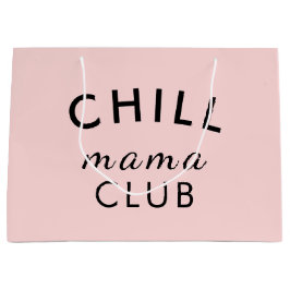 Cool Mama Club modernes rosa Design Große Geschenktüte
