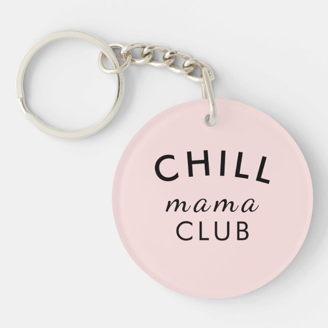 Cool Mama Club | Pink Mother's Day Gift Accessory Schlüsselanhänger (Vorderseite)