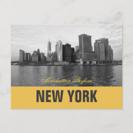 Cool Manhattan Skyline New York Postkarte