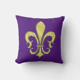 Cool Mardi Gras Lilie Design Kissen