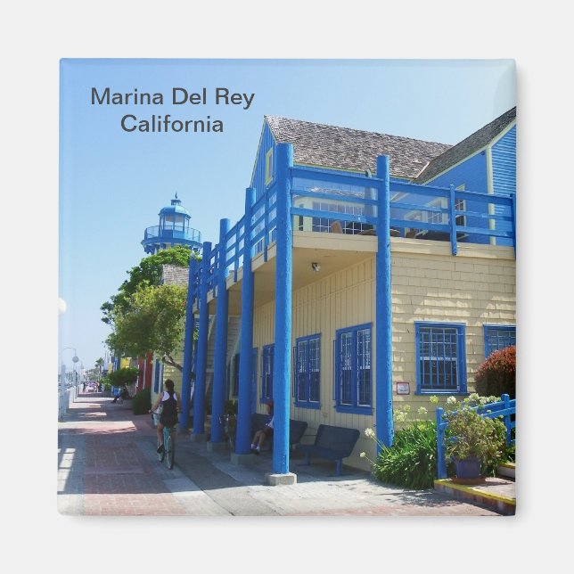 Cool Marina Del Rey Magnet! Magnet (Vorne)