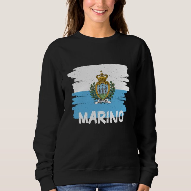 Cool Marino Flag Sweatshirt (Vorderseite)