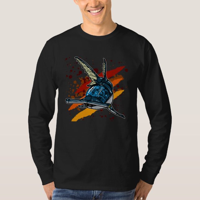 Cool mechanical Shark T-Shirt (Vorderseite)