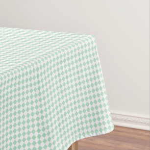 Cool-Mini-Grün-Schachbrettmuster Retro-Chic Tischdecke