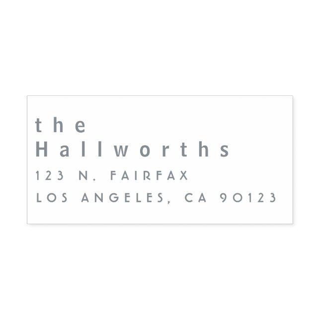 Cool minimalistisch permastempel (Design)