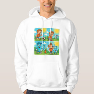 Cool mit AQUNY - Hydration Hero Soccer Comic bleib Hoodie