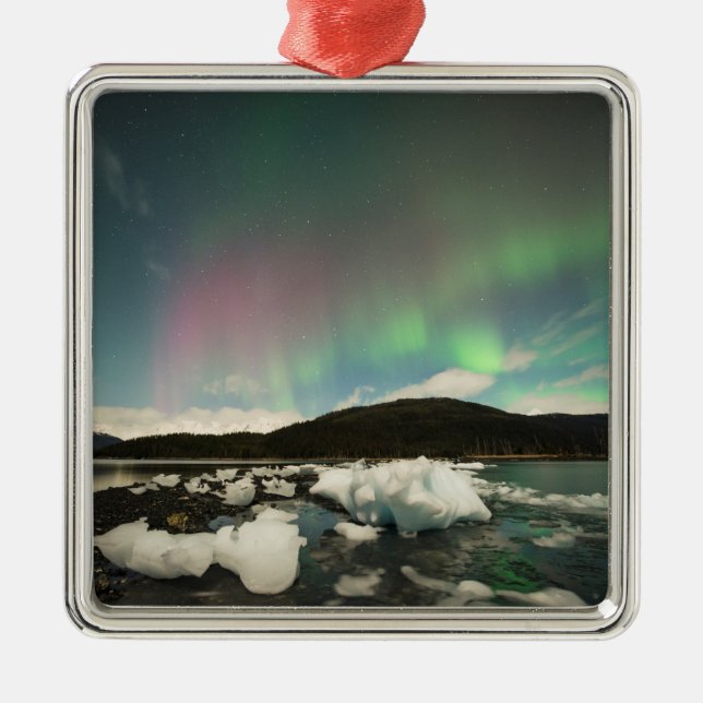 Cool Mix Aurora Ornament Aus Metall (Vorne)