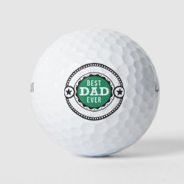 Cool Modern Best Vater Ever Fathday Golf Balls Golfball
