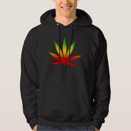 Cool Modern Reggae Rasta Leaf Jamaika Jamaika Hoodie