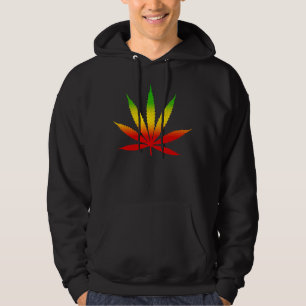 Cool Modern Reggae Rasta Leaf Jamaika Jamaika Hoodie