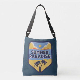 Cool modern Vintag l Sommergeschenk Navy und Gelb Tragetaschen Mit Langen Trägern