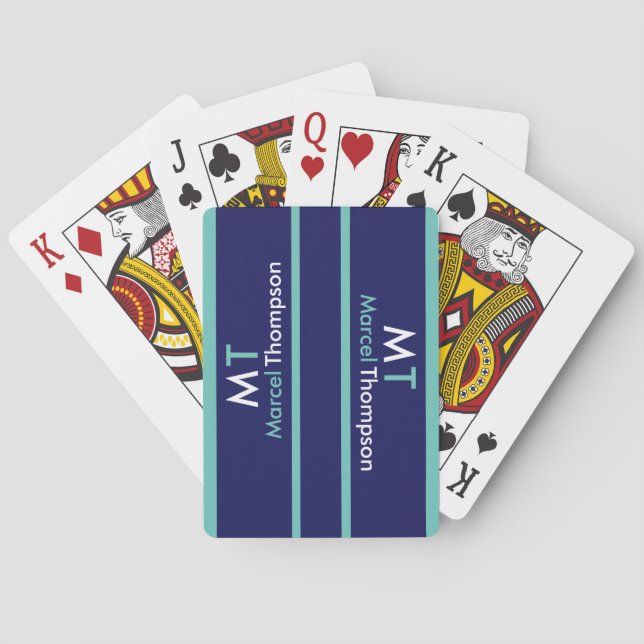 Cool Modernes Design Spielkarten (Rückseite)