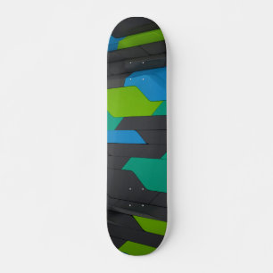 Cool Modernes geometrisches Abstraktes Muster Skateboard