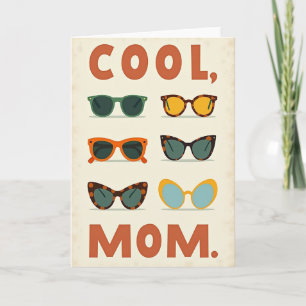 Cool Moms Brille Muttertags-Karte Karte