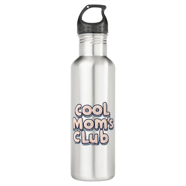 Cool Mom's Club Funny  Edelstahlflasche (Vorderseite)