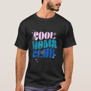 Cool Moms Club Zum Muttertag Groovy Mama Mom L T-Shirt
