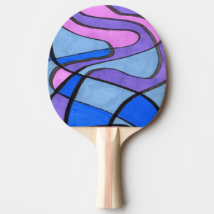 "Cool Morning" Abstrakt Ping Pong Paddle Tischtennis Schläger