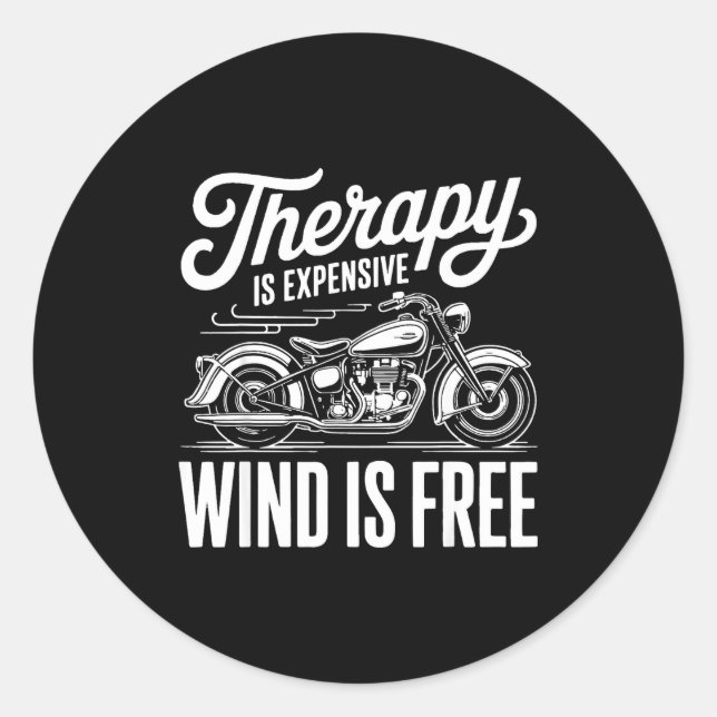 Cool Motorcycle Men Biker Rider Motor Cycle Lovers Runder Aufkleber (Vorderseite)