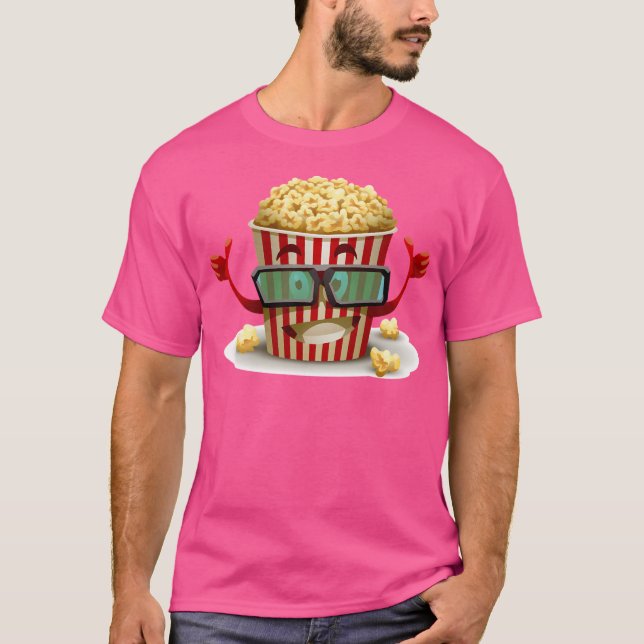 Cool Movie Pop Corn - Popcorn T-Shirt (Vorderseite)