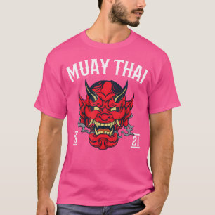 Cool Muay Thai Oni Thailand Thai Boxing Mixed Mart T-Shirt