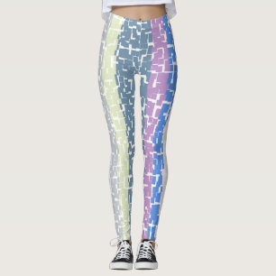 COOL Multicolor Limon/grau/beige/rosa/Lila/blau Leggings