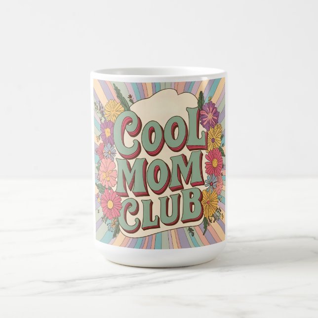 Cool Mum Club - Trendy Mother Day Gift Kaffeetasse (Mittel)