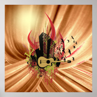 Cool Music Art Print Poster