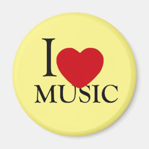 Cool Music Love Music Event I Liebe Musik Magnet