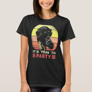 Cool Music Monkey Party Sonnenbrille und Kopfhörer T-Shirt