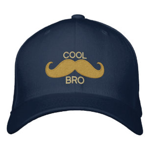 COOL Mustache BRO Bestickte Kappe