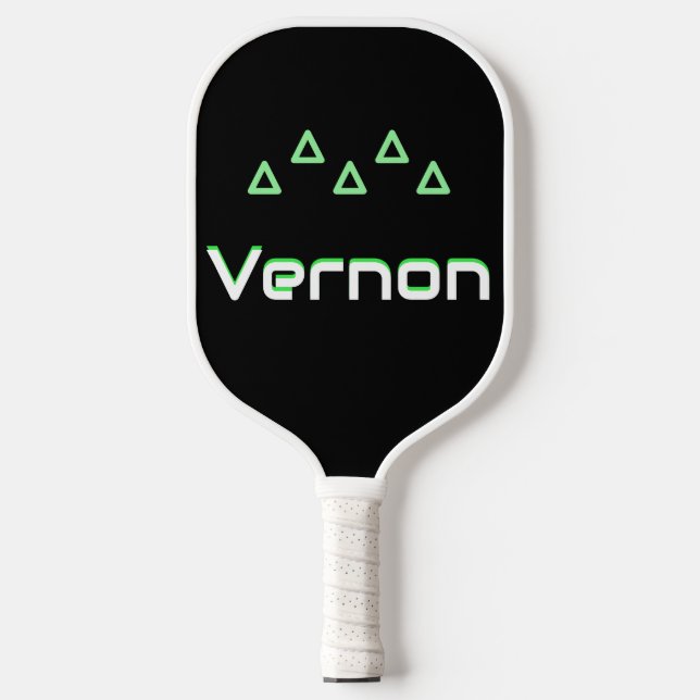Cool Neon Green Masculine Pickleball Schläger (Vorderseite)