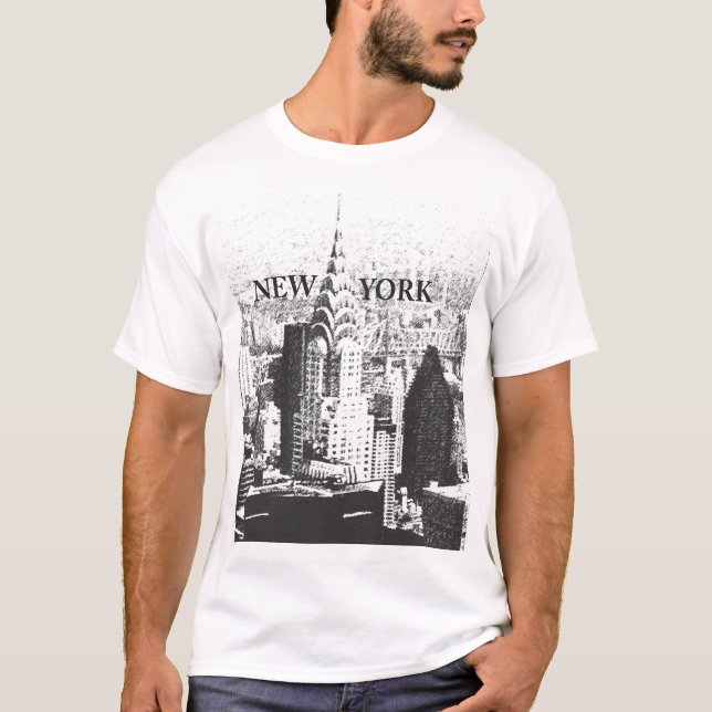 Cool New York / Manhattan I Liebe NY T - Shirt (Vorderseite)