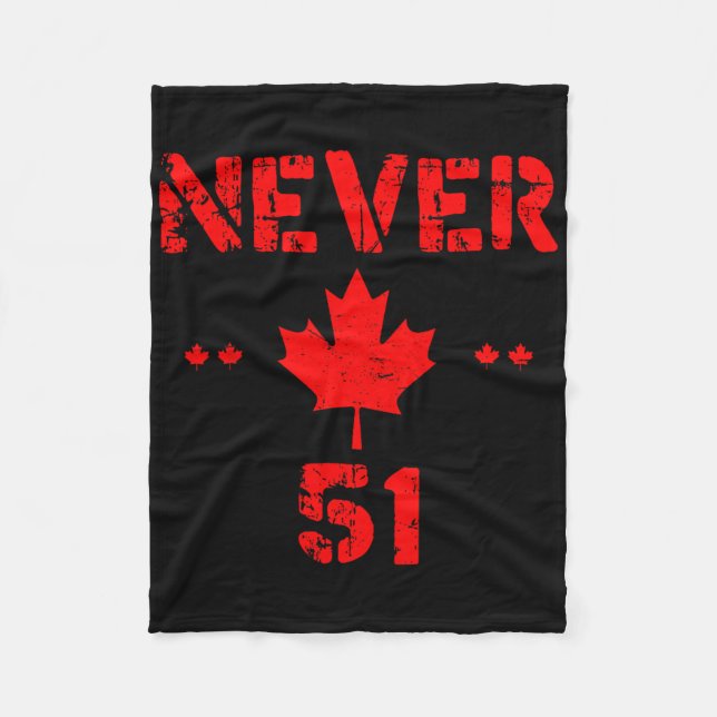 Cool Nie 51. Staat Kanada Flag Funny 51 Staat Q Fleecedecke (Vorderseite)