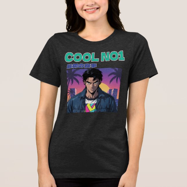 Cool Nr. 1 Tri-Blend Shirt (Vorderseite)