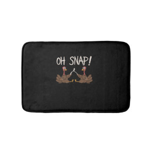 Cool Oh Snap! _ Lustiger Truthahn mit Wunschknoche Badematte