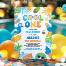 Cool One Tropical Summer Beach 1. Geburtstag Party