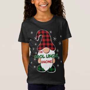 Cool Onkel Gnome Buffalo Kariert Matching Weihnach T-Shirt