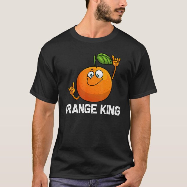 Cool Orange for men dad Tropical Fruit Citrus Danc T-Shirt (Vorderseite)