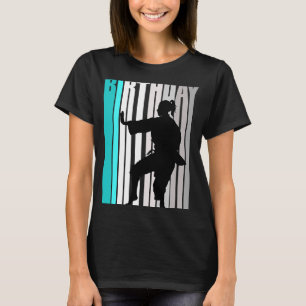 Cool Orange Retro Girls Karate Geburtstag Behalt Z T-Shirt